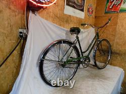 1969 Schwinn Breeze Ladies 3-speed Green Vintage Road Cruiser Bike Collegiate S5