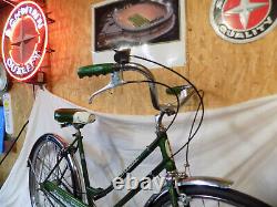 1969 Schwinn Breeze Ladies 3-speed Green Vintage Road Cruiser Bike Collegiate S5