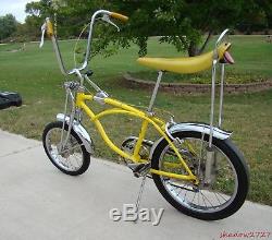 1969 Schwinn Lemon Peeler Krate Bicycle Vintage Apple Stingray 5-speed Stik Slik
