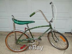 1969 Schwinn Stingray / Fastback Muscle Bike Vintage