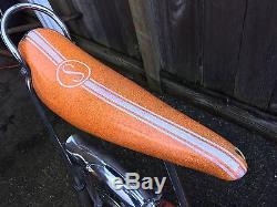 1969 Schwinn Stingray Orange Krate Bicycle Bike Vintage