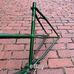 1969 Schwinn Twinn Tandem Bicycle Frame Vintage Rare Campus Green