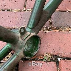 1969 Schwinn Twinn Tandem Bicycle Frame Vintage Rare Campus Green