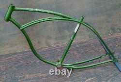 1969 Vintage Schwinn Bicycle FRAME Campus Green MW Typhoon 26wheel Cruiser Bike