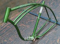 1969 Vintage Schwinn Bicycle FRAME Campus Green MW Typhoon 26wheel Cruiser Bike