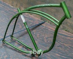 1969 Vintage Schwinn Bicycle FRAME Campus Green MW Typhoon 26wheel Cruiser Bike
