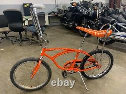 1969 Vintage Schwinn Stingray Fun Bike Orange