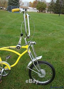 1970 Schwinn Lemon Peeler Krate Bicycle Vintage Apple Stingray 5-speed Stik Slik