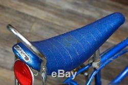 1970 SCHWINN MIDGET STINGRAY ORIGINAL VINTAGE MUSCLE BIKE 1 OWNER! Blue Antique