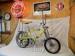 1970 Schwinn Lemon Peeler Krate Muscle Bike Vintage Stingray 5-speed Stik S2 70