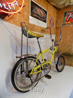 1970 Schwinn Lemon Peeler Krate Muscle Bike Vintage Stingray 5-speed Stik S2 70