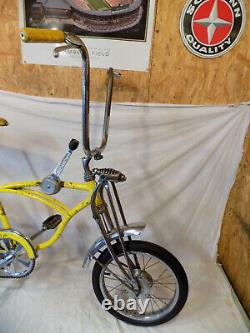 1970 Schwinn Lemon Peeler Krate Muscle Bike Vintage Stingray 5-speed Stik S2 70