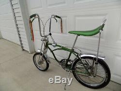 1970 Schwinn Pea Picker Krate Bike Vintage Stingray Banana Seat Stik S2 Muscle