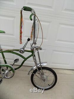 1970 Schwinn Pea Picker Krate Bike Vintage Stingray Banana Seat Stik S2 Muscle