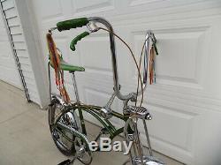 1970 Schwinn Pea Picker Krate Bike Vintage Stingray Banana Seat Stik S2 Muscle