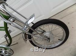 1970 Schwinn Pea Picker Krate Bike Vintage Stingray Banana Seat Stik S2 Muscle