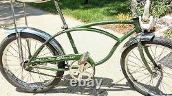 1970 Schwinn Stingray Deluxe Banana Seat Muscle Bike/bicycle Green Vintage S2