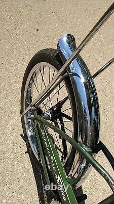 1970 Schwinn Stingray Deluxe Banana Seat Muscle Bike/bicycle Green Vintage S2