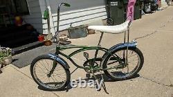 1970 Schwinn Stingray Deluxe Banana Seat Muscle Bike/bicycle Green Vintage S2