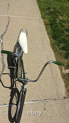 1970 Schwinn Stingray Deluxe Banana Seat Muscle Bike/bicycle Green Vintage S2