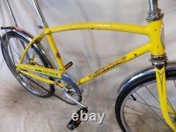 1970 Schwinn Stingray Fastback Vintage Muscle Bike Krate Yellow Banana Seat 70