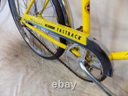 1970 Schwinn Stingray Fastback Vintage Muscle Bike Krate Yellow Banana Seat 70