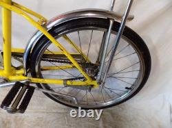 1970 Schwinn Stingray Fastback Vintage Muscle Bike Krate Yellow Banana Seat 70