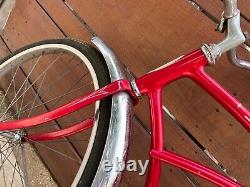 1970 Schwinn Typhoon Cruiser Beach Bike Vintage Red Bicycle Original S7