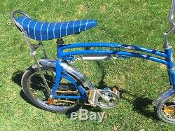 1970s SWING BIKE VINTAGE TRICK RIDING MUSCLE BICYCLE SWINGBIKE SCHWINN BLUE 1976