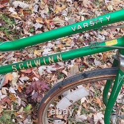 1970s Schwinn Varsity VTG Touring Road Bike 10 Speed LS 2.4 GT 500 FN 506079