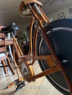 1970s Vintage Gold Schwinn Stationary Exercise Bike (Timer Odometer Speedometer)