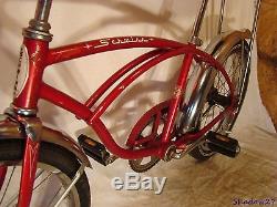 1971 Schwinn Stingray Boys Muscle Bike Vintage Banana Seat Bicycle Red S2 S7 70s