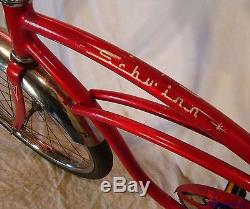 1971 Schwinn Stingray Boys Muscle Bike Vintage Banana Seat Bicycle Red S7 1970s