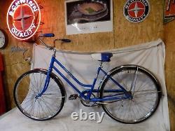 1971 Schwinn Breeze Ladies Blue Vintage Road Cruiser Bike Collegiate Racer S5 71