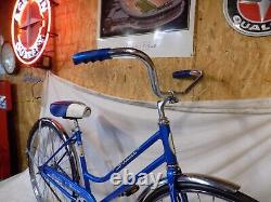 1971 Schwinn Breeze Ladies Blue Vintage Road Cruiser Bike Collegiate Racer S5 71