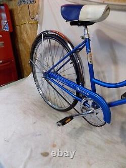 1971 Schwinn Breeze Ladies Blue Vintage Road Cruiser Bike Collegiate Racer S5 71