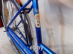 1971 Schwinn Breeze Ladies Blue Vintage Road Cruiser Bike Collegiate Racer S5 71