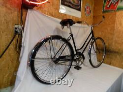 1971 Schwinn Breeze Ladies Campus Black Vintage Road Cruiser Bike Collegiate S5