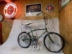 1971 Schwinn Fastback Stingray 3-speed Muscle Bike 5 Campus Green S5 Vintage 71