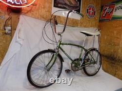 1971 Schwinn Fastback Stingray 3-speed Muscle Bike 5 Campus Green S5 Vintage 71
