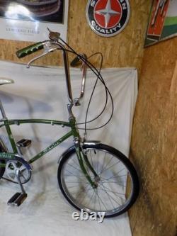 1971 Schwinn Fastback Stingray 3-speed Muscle Bike 5 Campus Green S5 Vintage 71