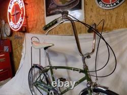 1971 Schwinn Fastback Stingray 3-speed Muscle Bike 5 Campus Green S5 Vintage 71