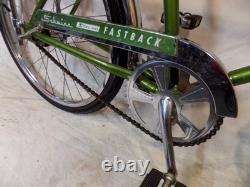 1971 Schwinn Fastback Stingray 3-speed Muscle Bike 5 Campus Green S5 Vintage 71