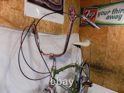 1971 Schwinn Fastback Stingray 3-speed Muscle Bike 5 Campus Green S5 Vintage 71