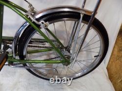1971 Schwinn Fastback Stingray 3-speed Muscle Bike 5 Campus Green S5 Vintage 71