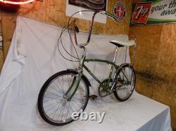 1971 Schwinn Fastback Stingray 3-speed Muscle Bike 5 Campus Green S5 Vintage 71