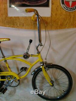 1971 Schwinn Stingray Boys 3-speed Stik Muscle Bike Lemon Peeler Frame Vintage