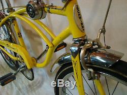 1971 Schwinn Stingray Boys 3-speed Stik Muscle Bike Lemon Peeler Frame Vintage