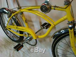 1971 Schwinn Stingray Boys 3-speed Stik Muscle Bike Lemon Peeler Frame Vintage