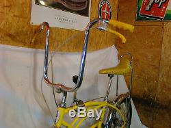 1971 Schwinn Stingray Boys 3-speed Stik Muscle Bike Lemon Peeler Frame Vintage